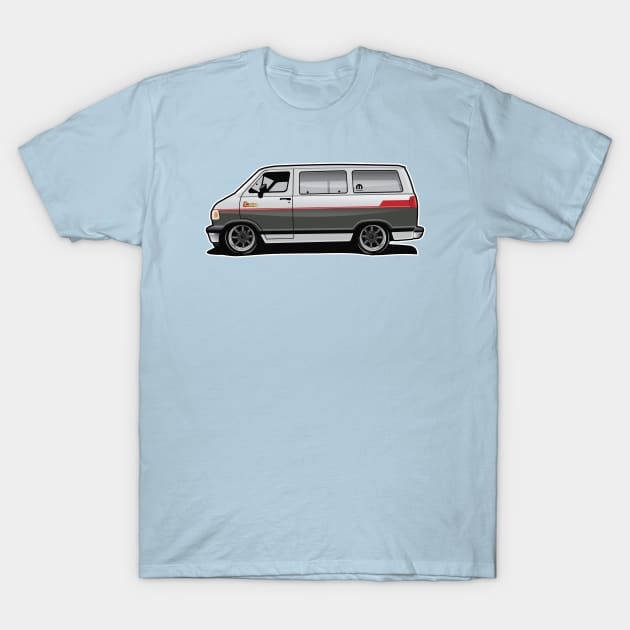 1994 Dodge Van T-Shirt by RBDesigns